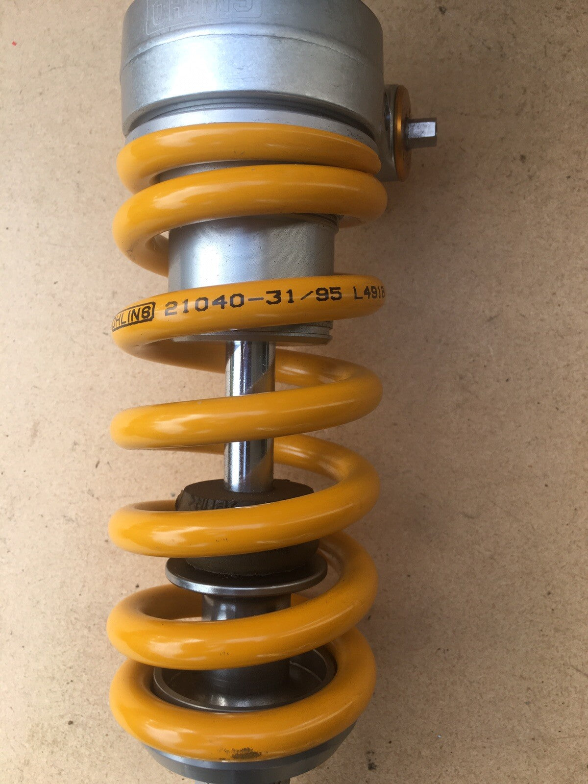 Aprilia Tuono V4 Factory Ohlins TTX rear Shock Ohlins TTX Rear suspension TTX