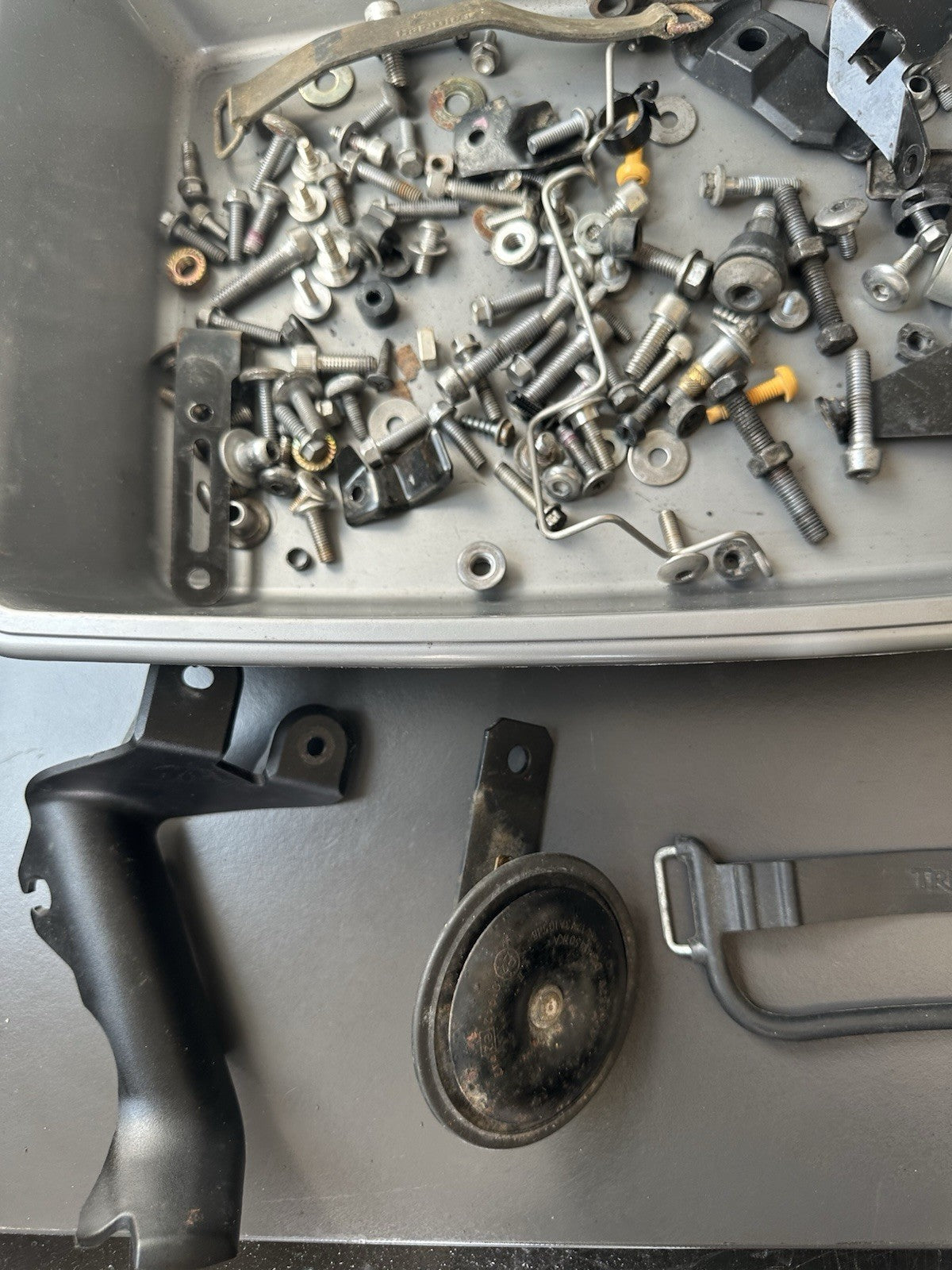 TRIUMPH STREET TRIPLE 675 Job Lot NUTS BOLTS SPARES Job Lot 8382 Miles OEM 2010