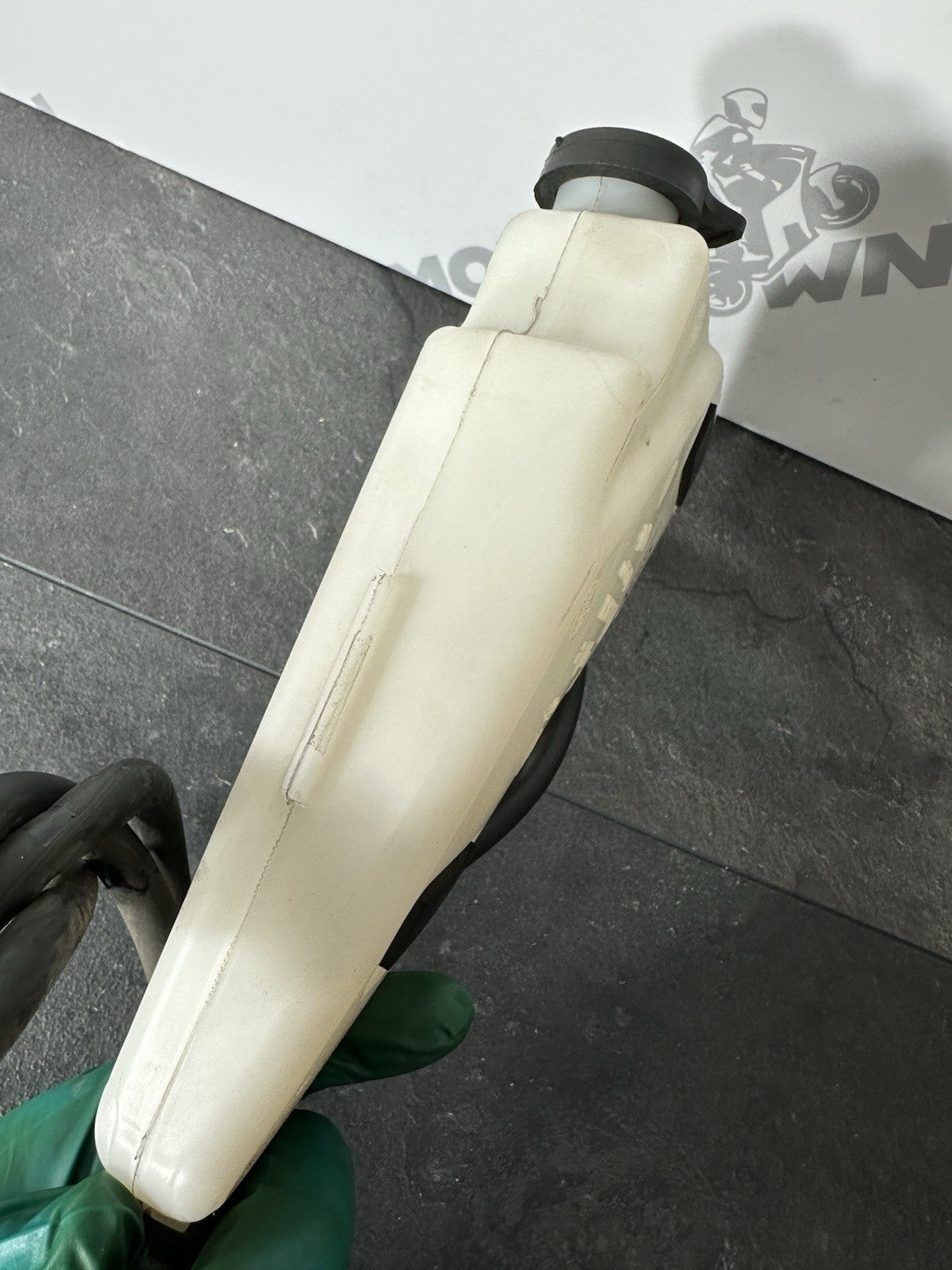 Aprilia RS660 2021 Coolant Expansion Tank Bottle Only 6220 Miles 2022-2025 OEM