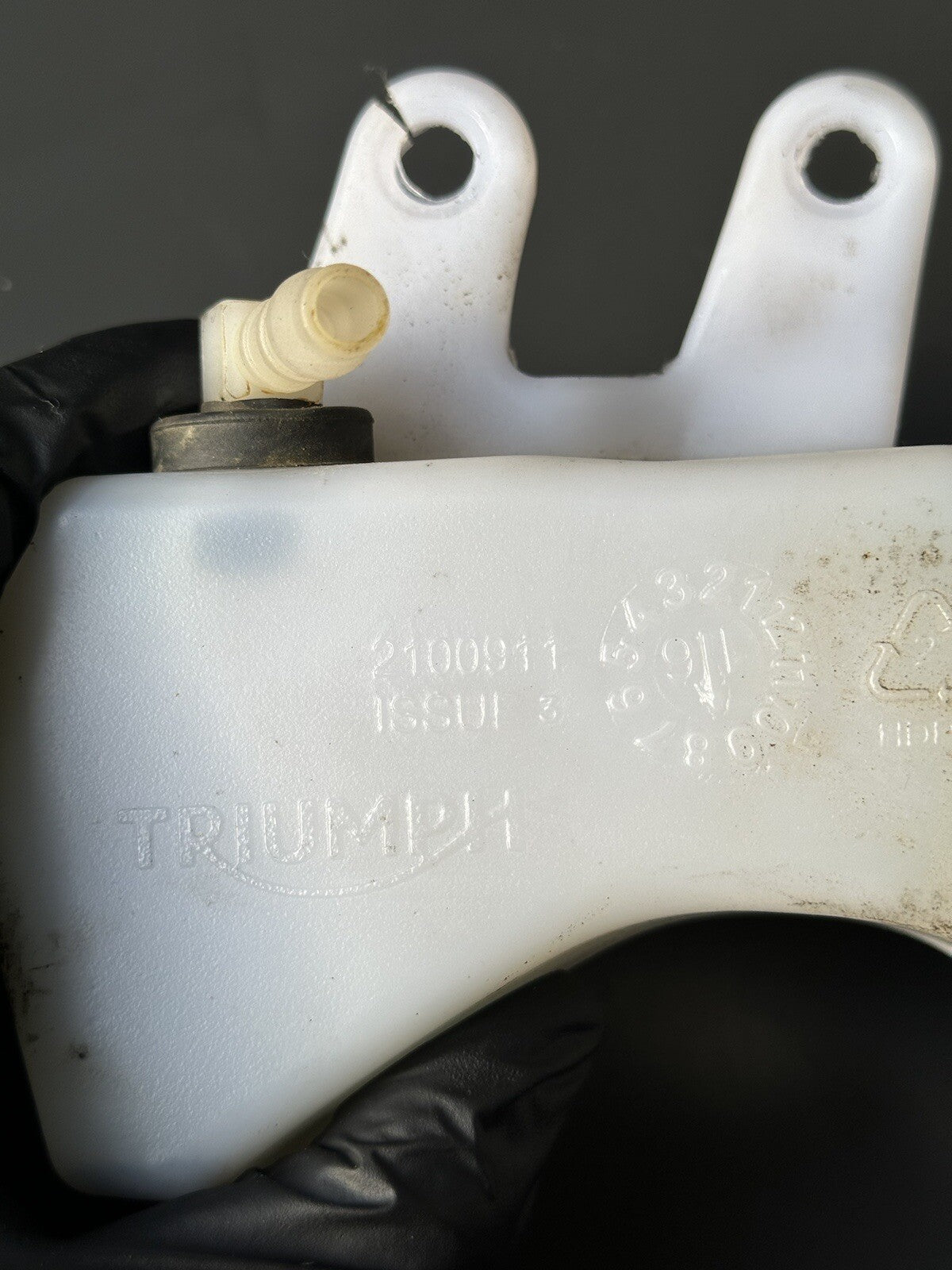 Triumph Street Triple 765 RS Coolant Water Tank Reservoir Overflow Bottle OEM