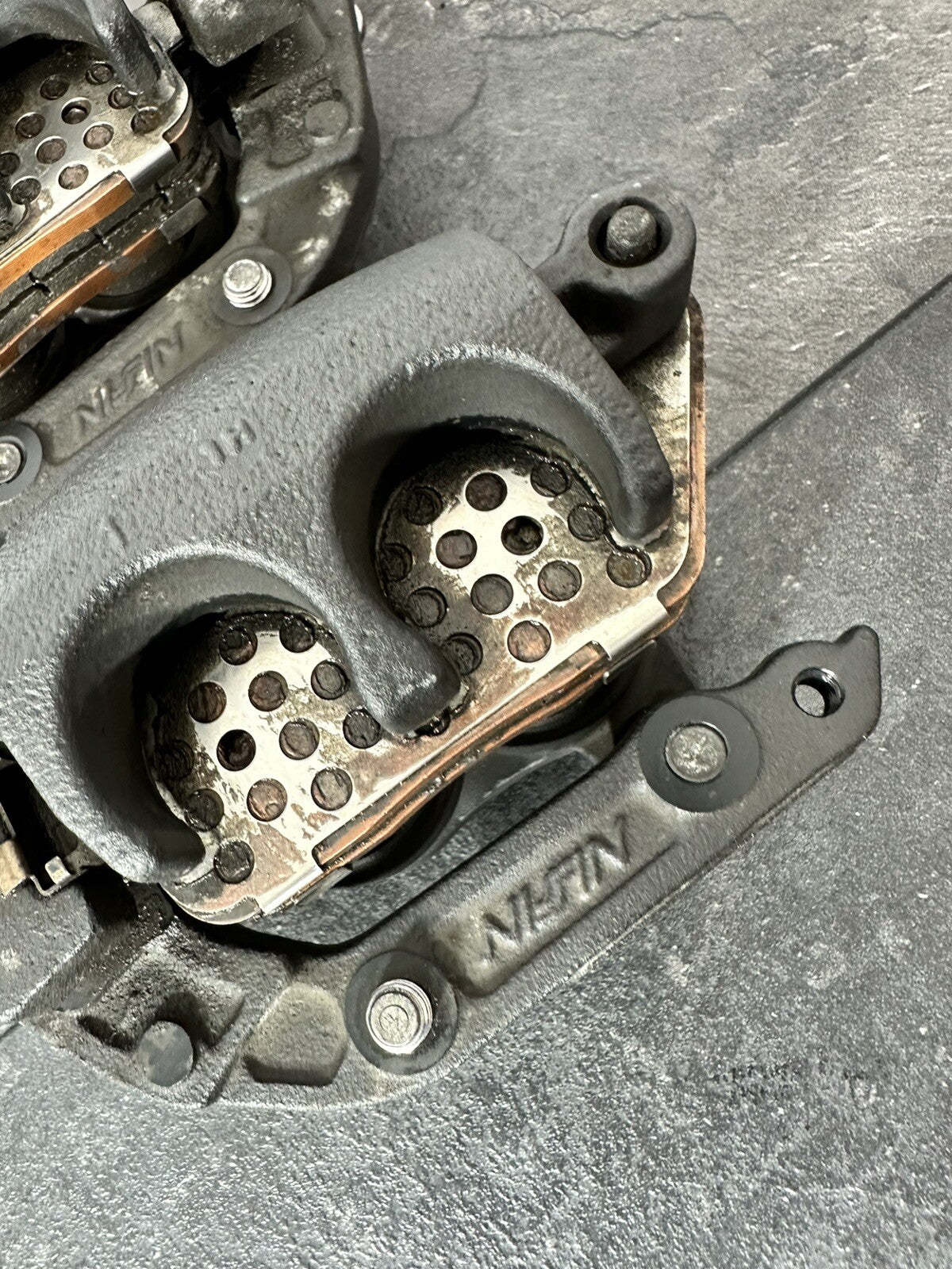 Triumph Trident 660 2022 NISSIN Front Brake Calipers 2962 Miles 2021-2024 OEM
