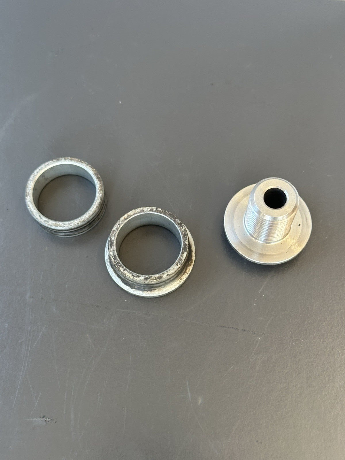 Honda CBR1000RR Front Wheel Spacers And End Nut 2004 2005 RR4 RR5 OEM