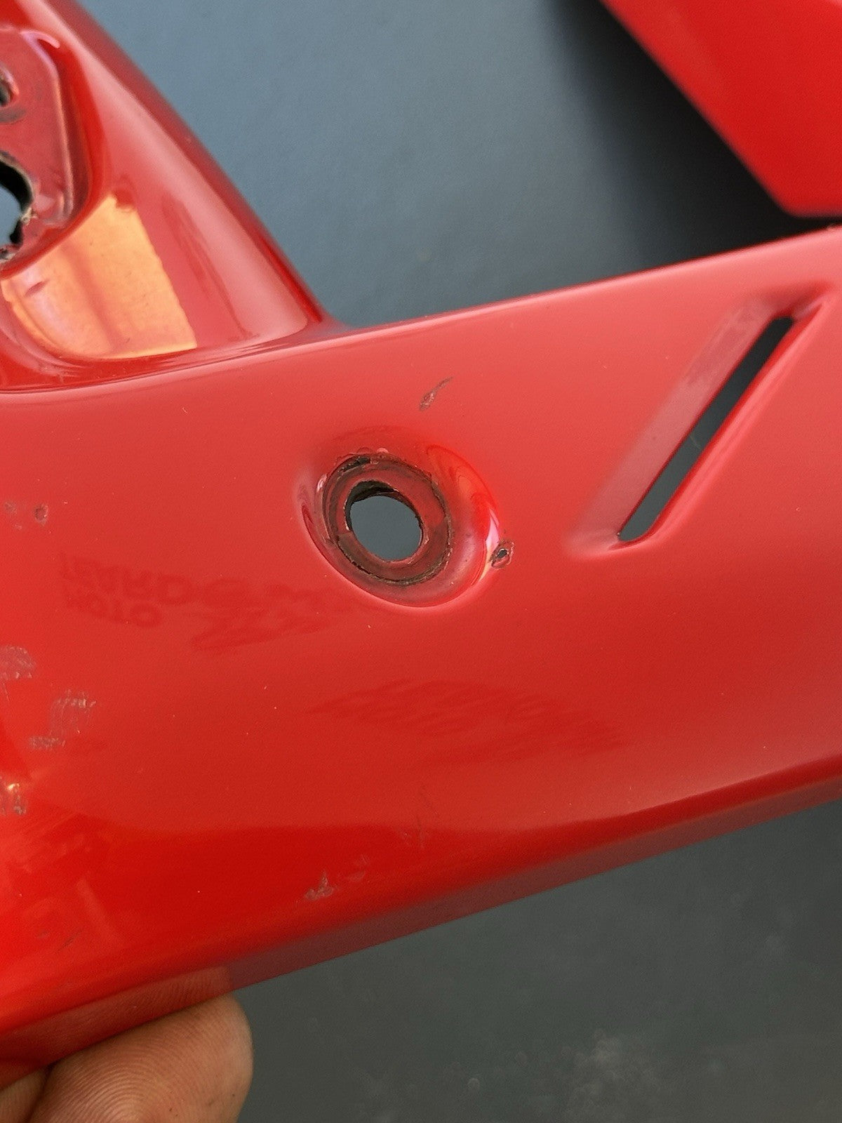 Triumph Street Triple 675 Left Hand Radiator Trim Cowl Panel T2100563 2007-2011