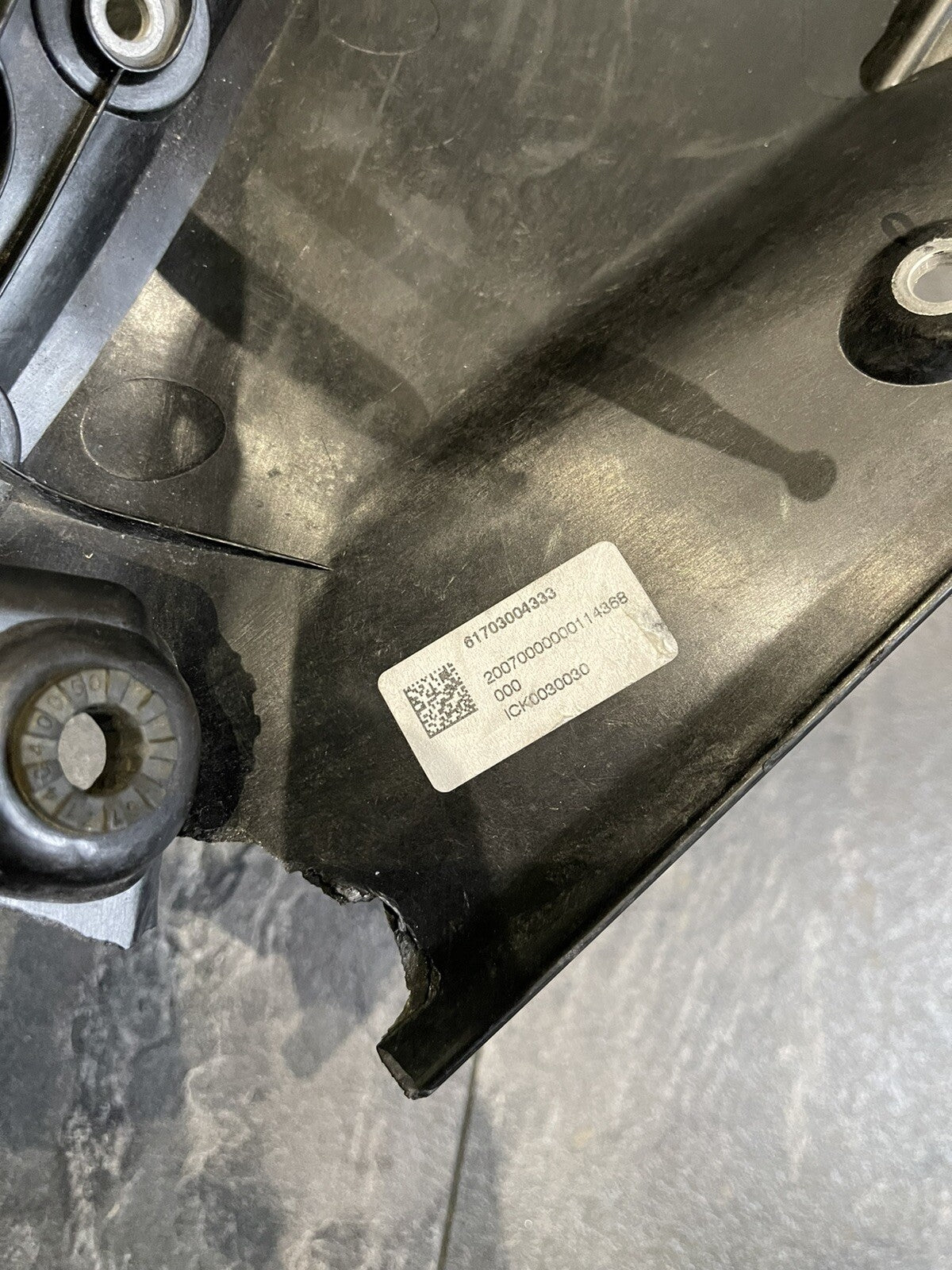 KTM Superduke R 1290 2020-2022 Subframe Undertray DAMAGED SPARES Only 7179 Miles
