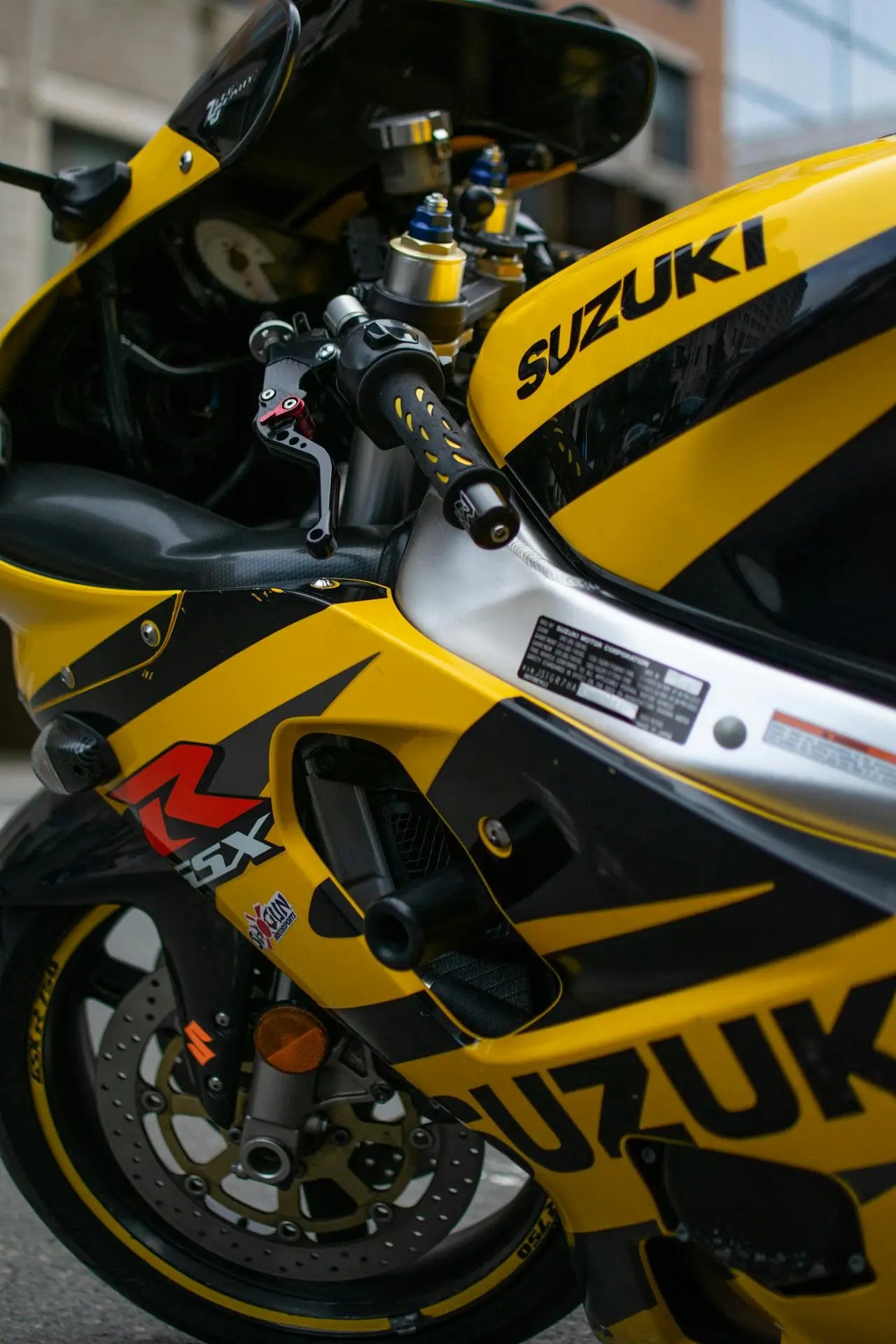 Suzuki superbike and wheel