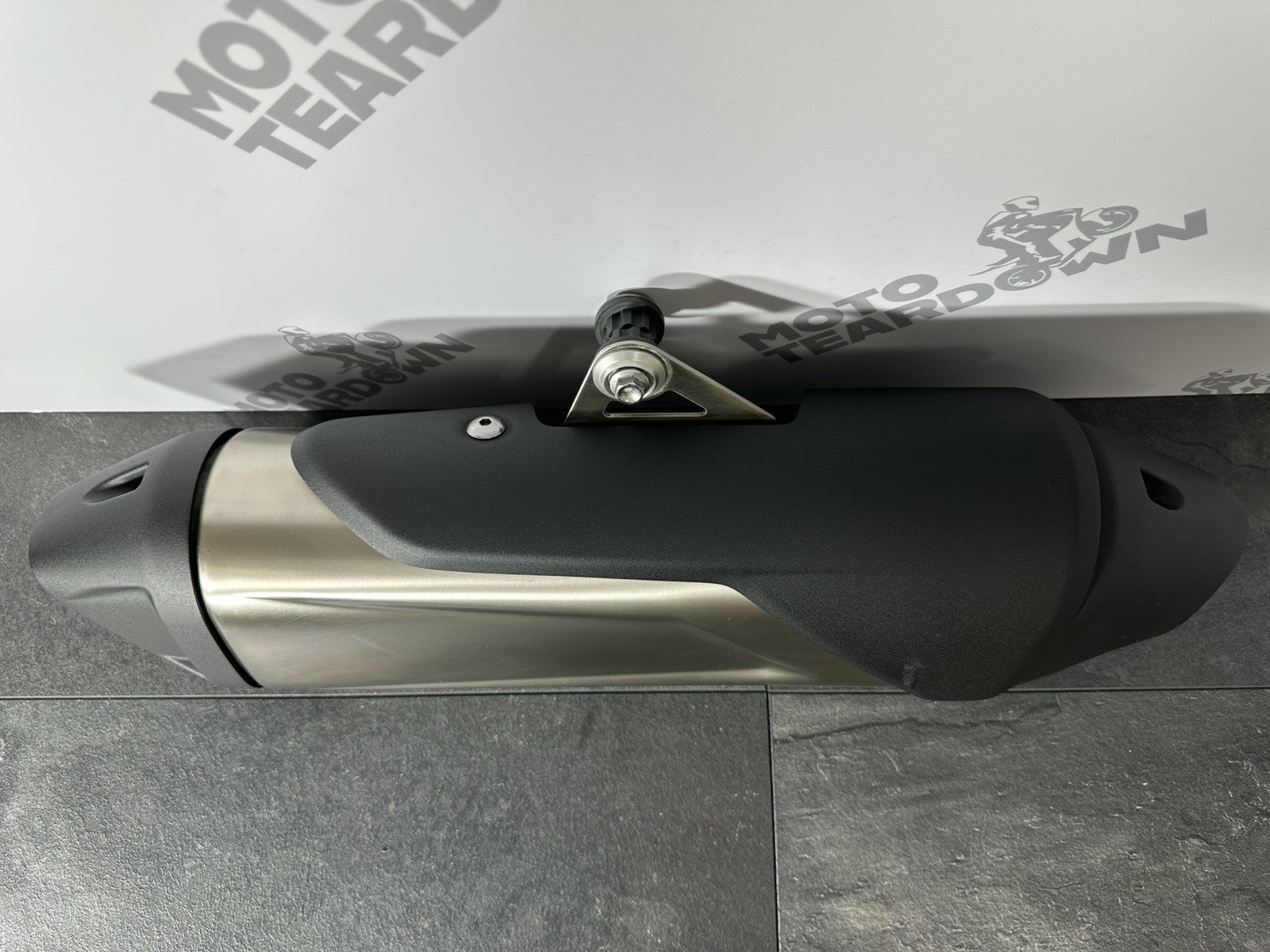 Triumph TIGER 900 GT PRO 2022 Exhaust Silencer End Can 6337 Miles 2020-2023 OEM