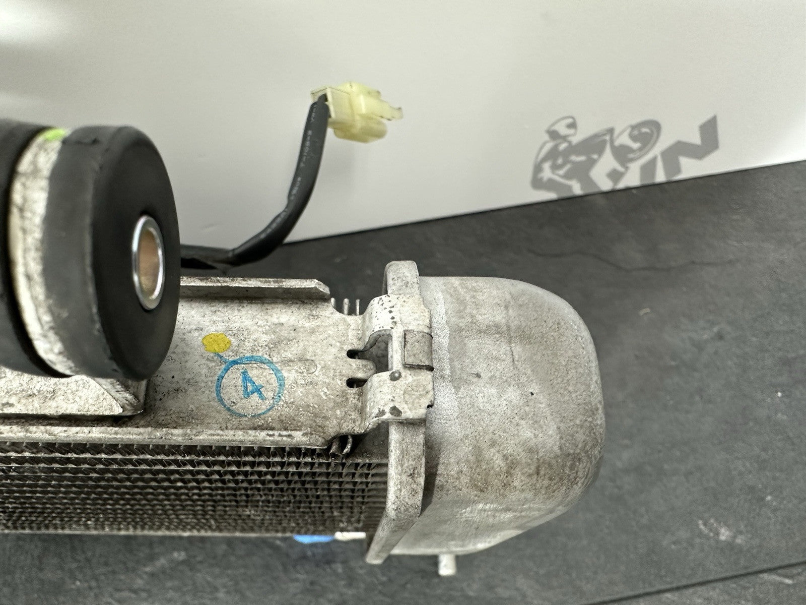 Yamaha R125 R 125 2024 Radiator & Fan Assembly Cooling Rad 6890 Miles 2023-2025