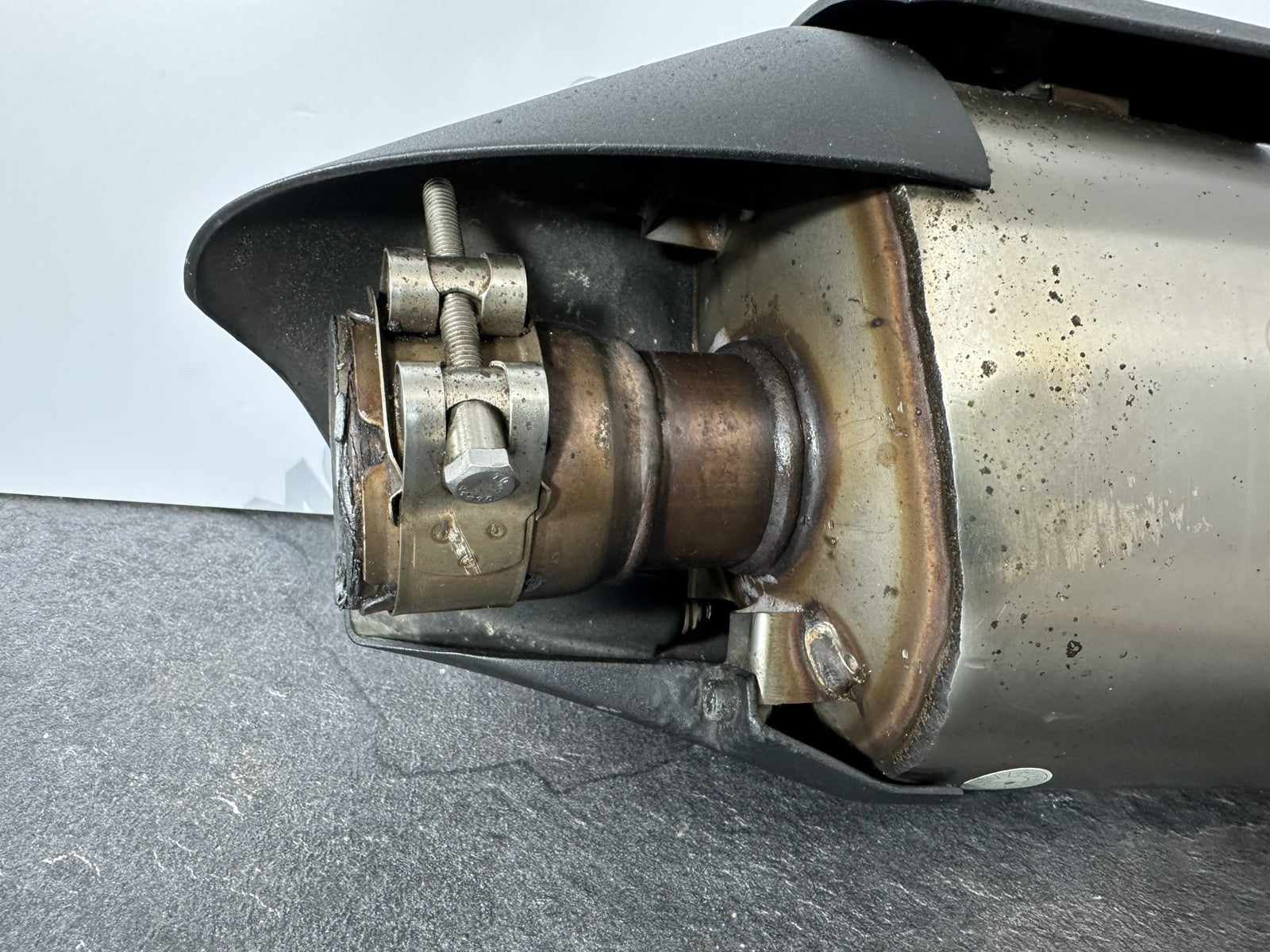 Triumph TIGER 900 GT PRO 2022 Exhaust Silencer End Can 6337 Miles 2020-2023 OEM