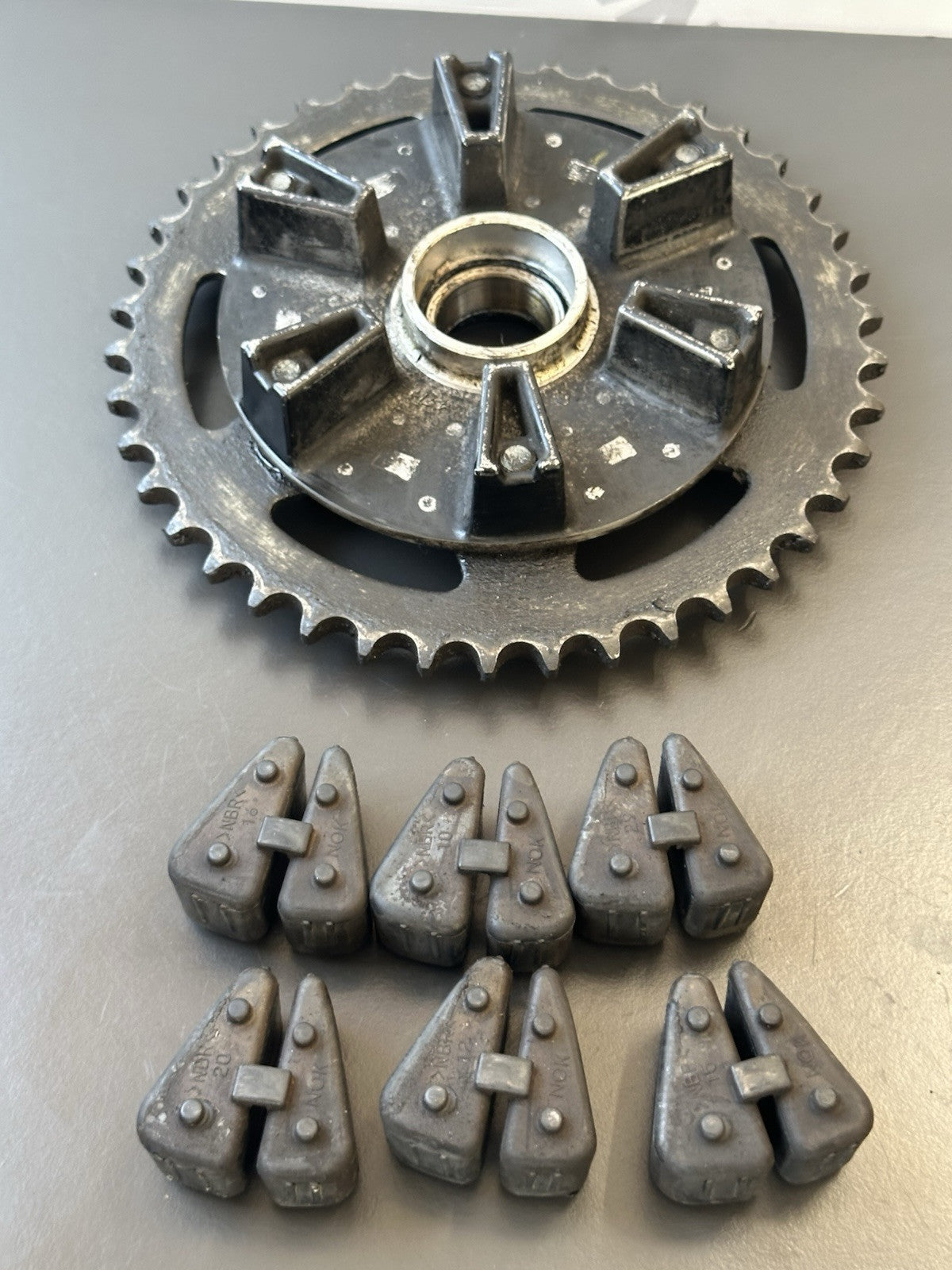Suzuki GSX-R1000 GSXR 1000 rear sprocket carrier And Cush Drives 2009-2016 OEM