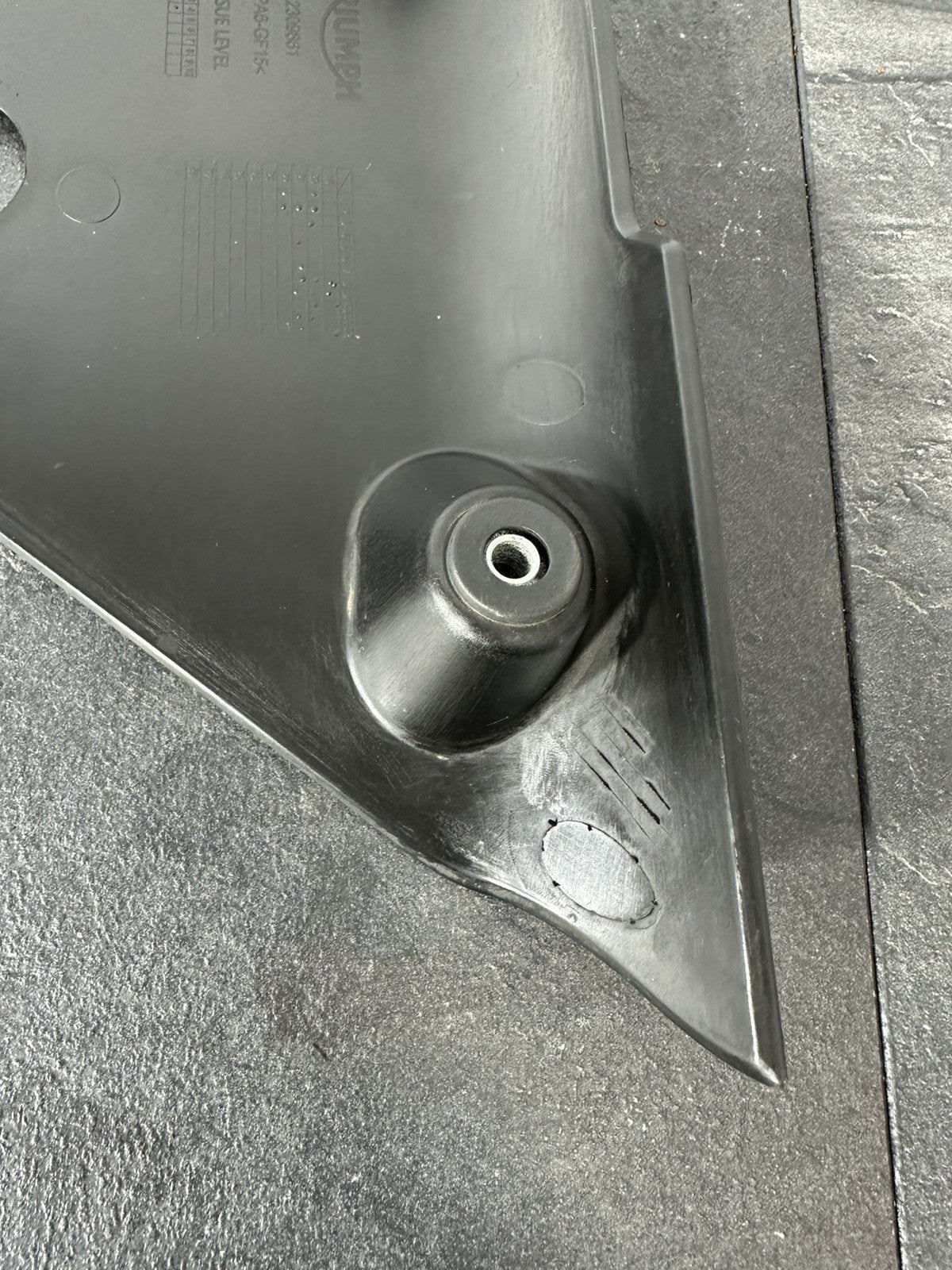 Triumph TIGER 900 GT PRO 2022 Sump Guard Belly Pan 6337 Miles 2020-2023 OEM