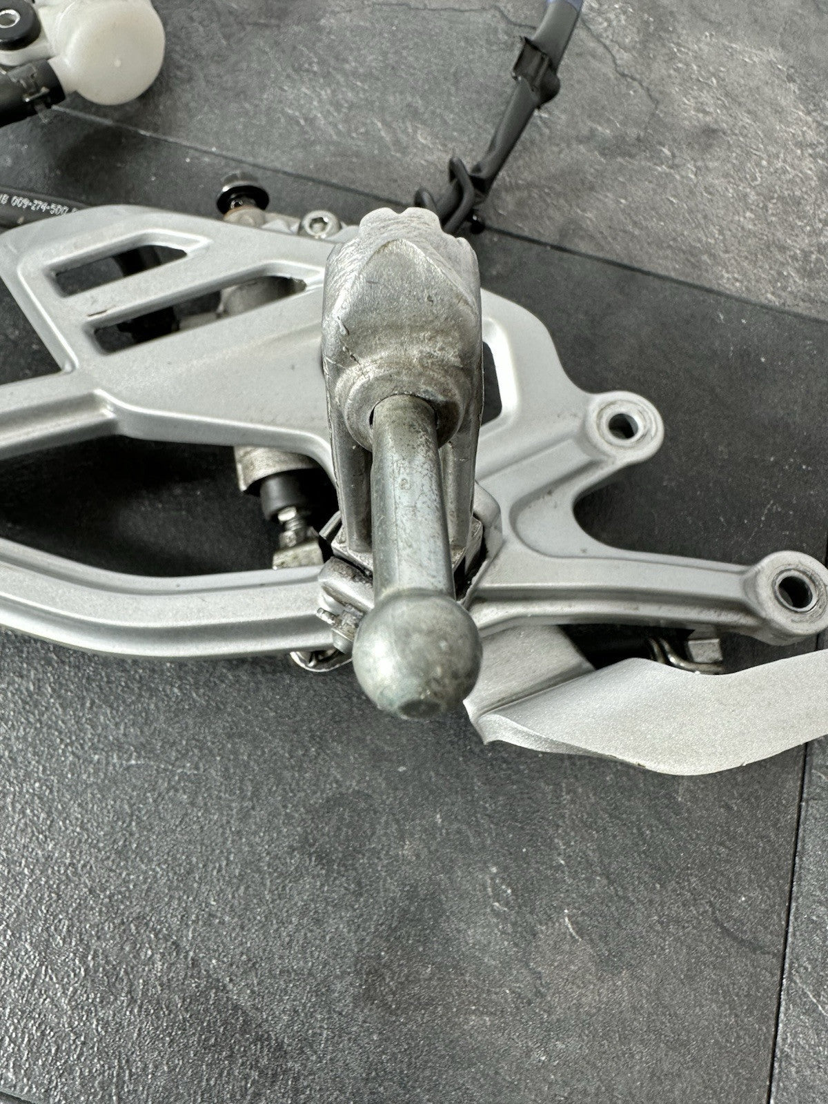 Yamaha R125 R 125 2024 Right Rearset Footrest Rear Brake 6890 Miles 2023-2025