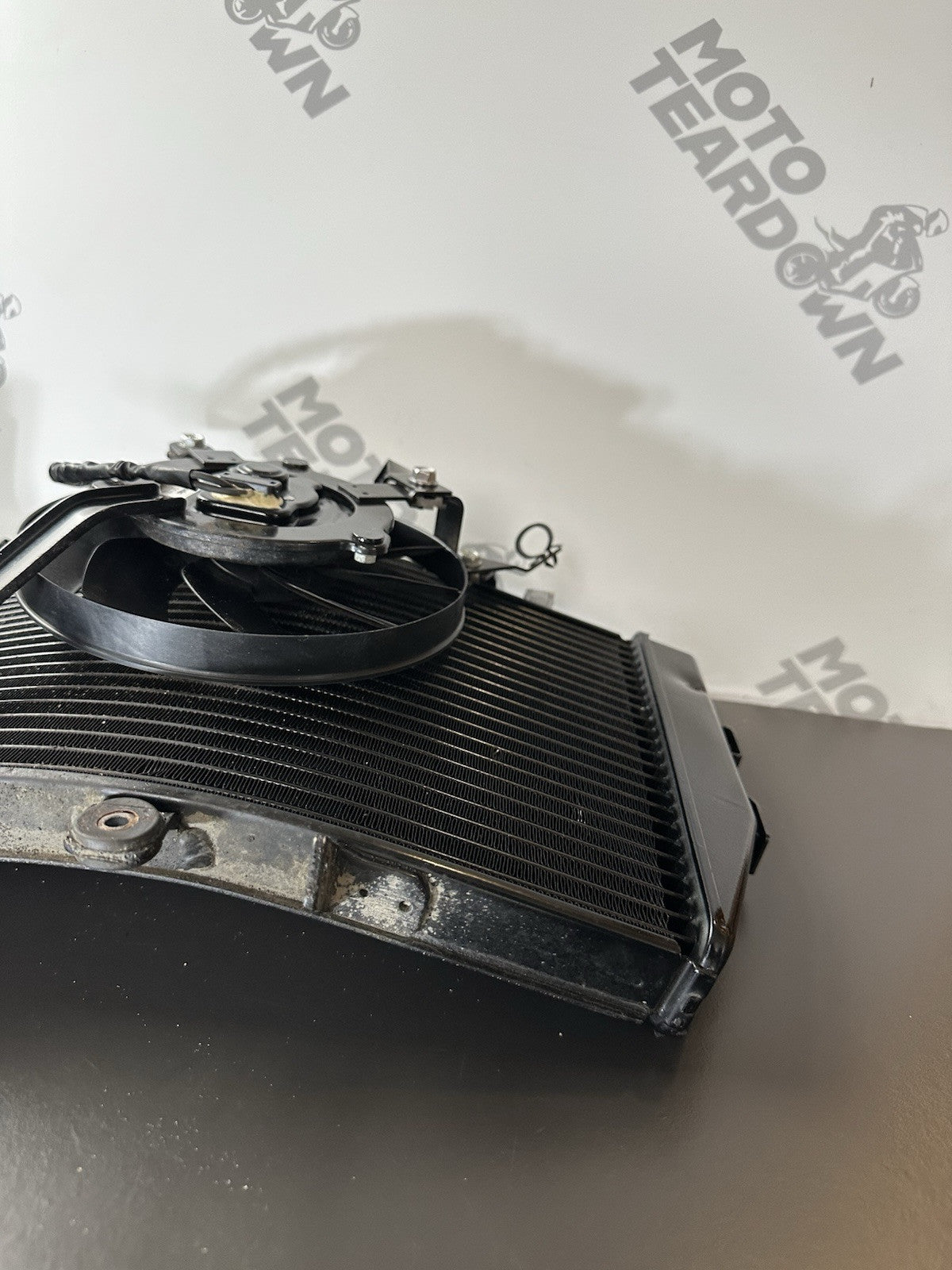 Triumph Speed Triple 1050 Radiator And Fan 2011-2015 Triumph Speed Triple 1050