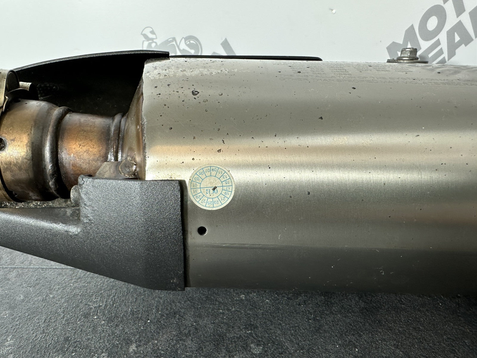 Triumph TIGER 900 GT PRO 2022 Exhaust Silencer End Can 6337 Miles 2020-2023 OEM