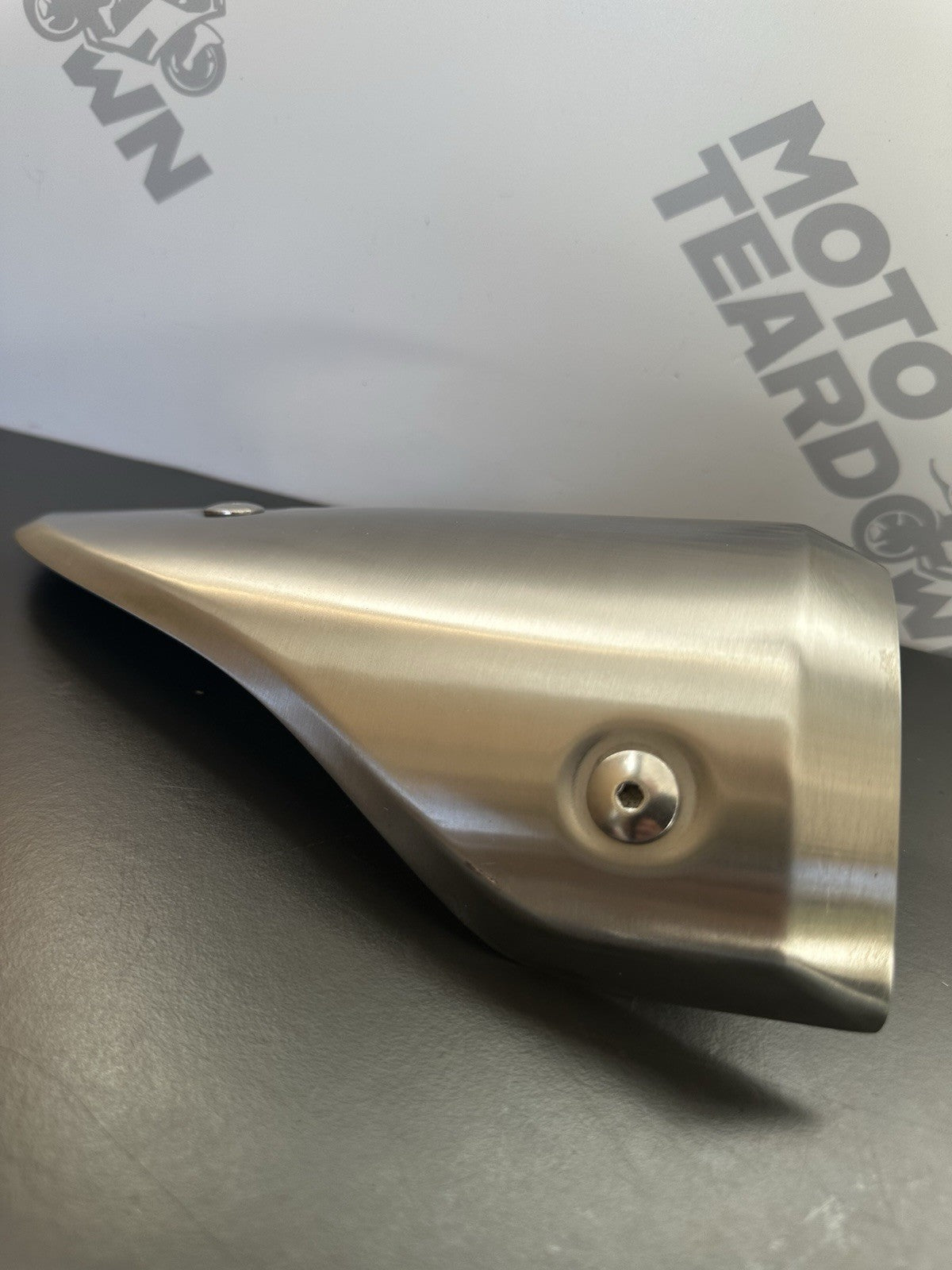 TRIUMPH SPEED TRIPLE 1050 RIGHT HAND EXHAUST GUARDS HEAT GUARDS OEM 2011-2015