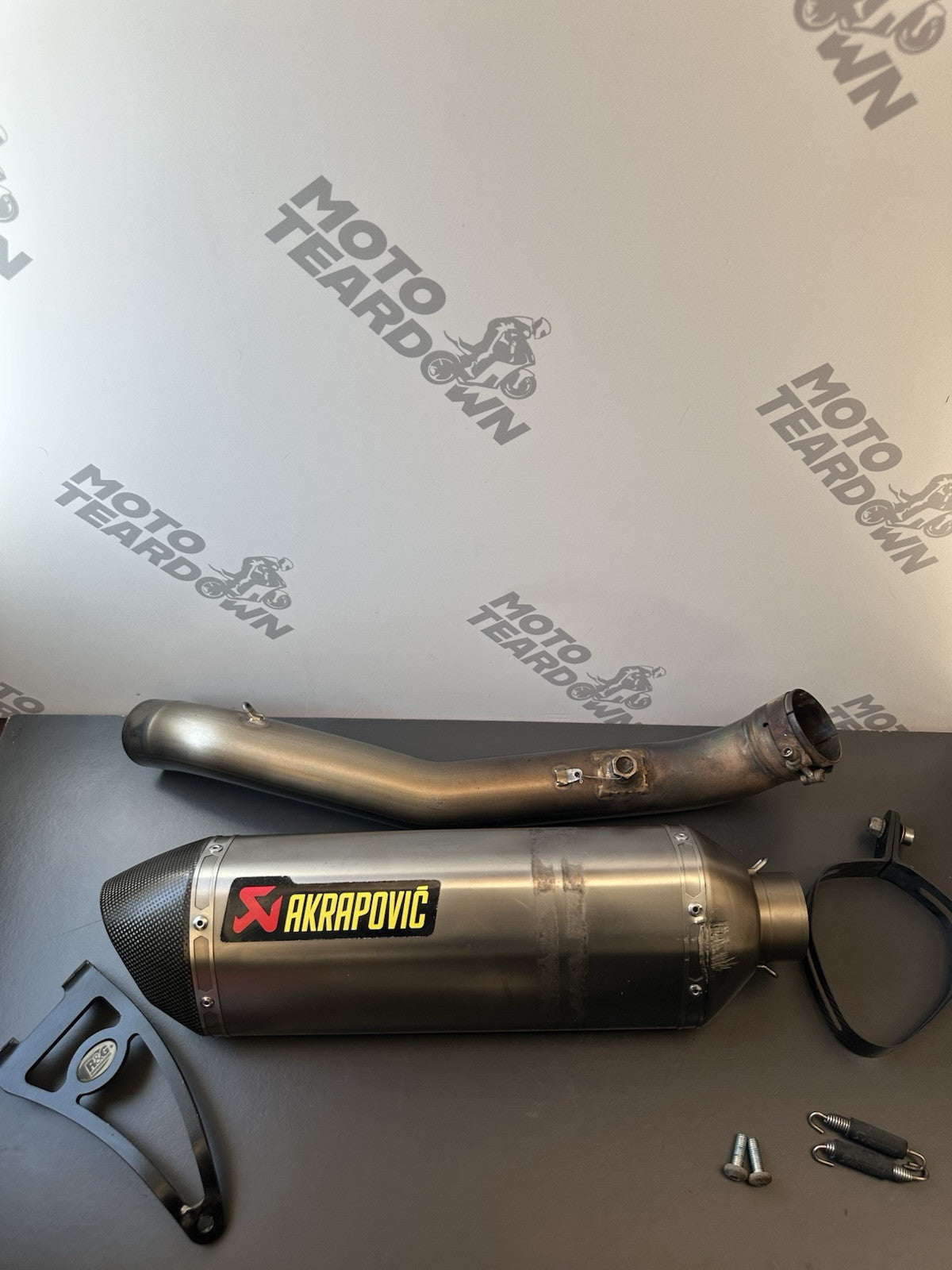 Suzuki GSXR1000 Akrapovic Exhaust End Can And Link Pipe 2010 GSXR 2009-2016