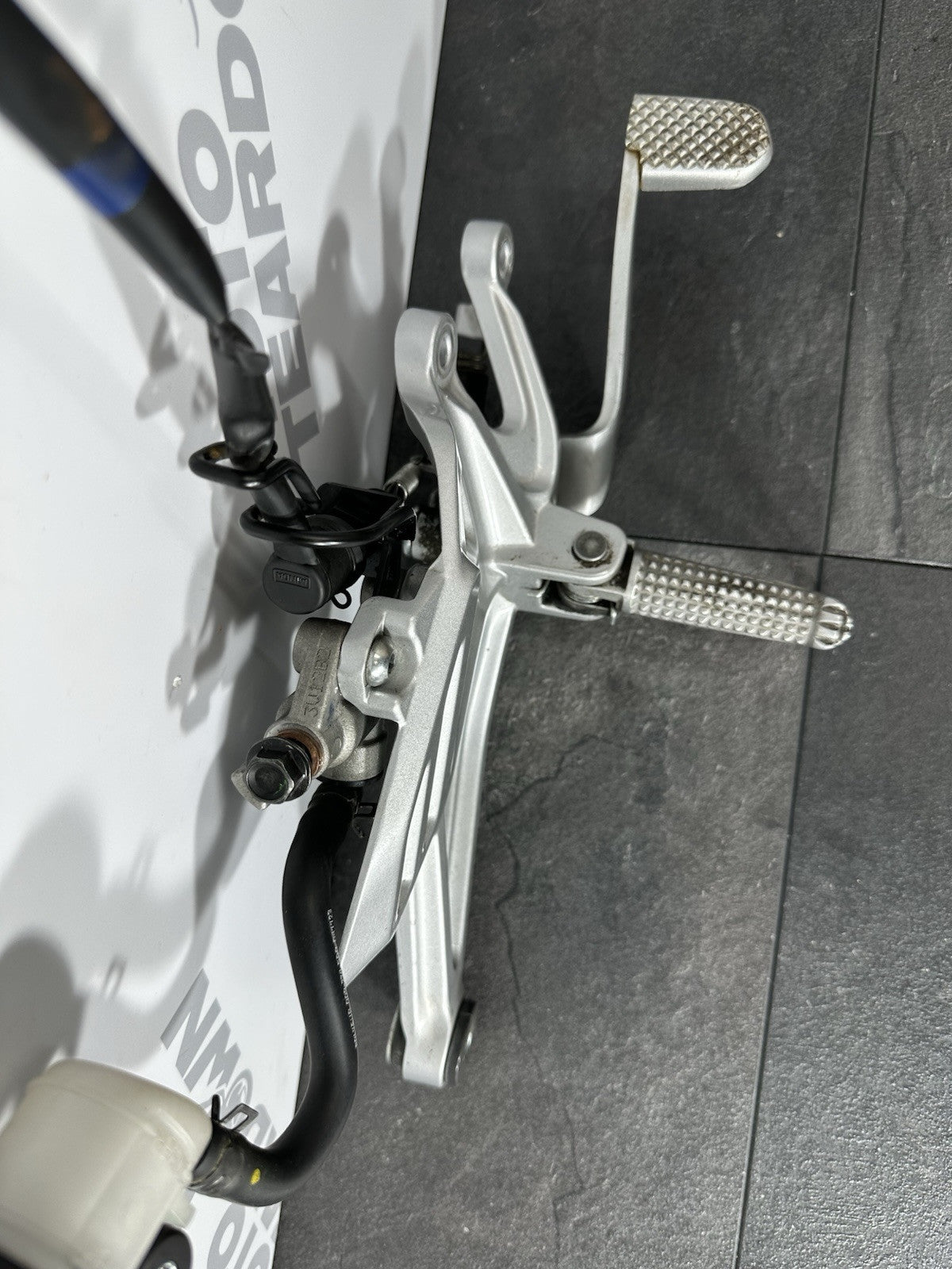 Yamaha R125 R 125 2024 Right Rearset Footrest Rear Brake 6890 Miles 2023-2025