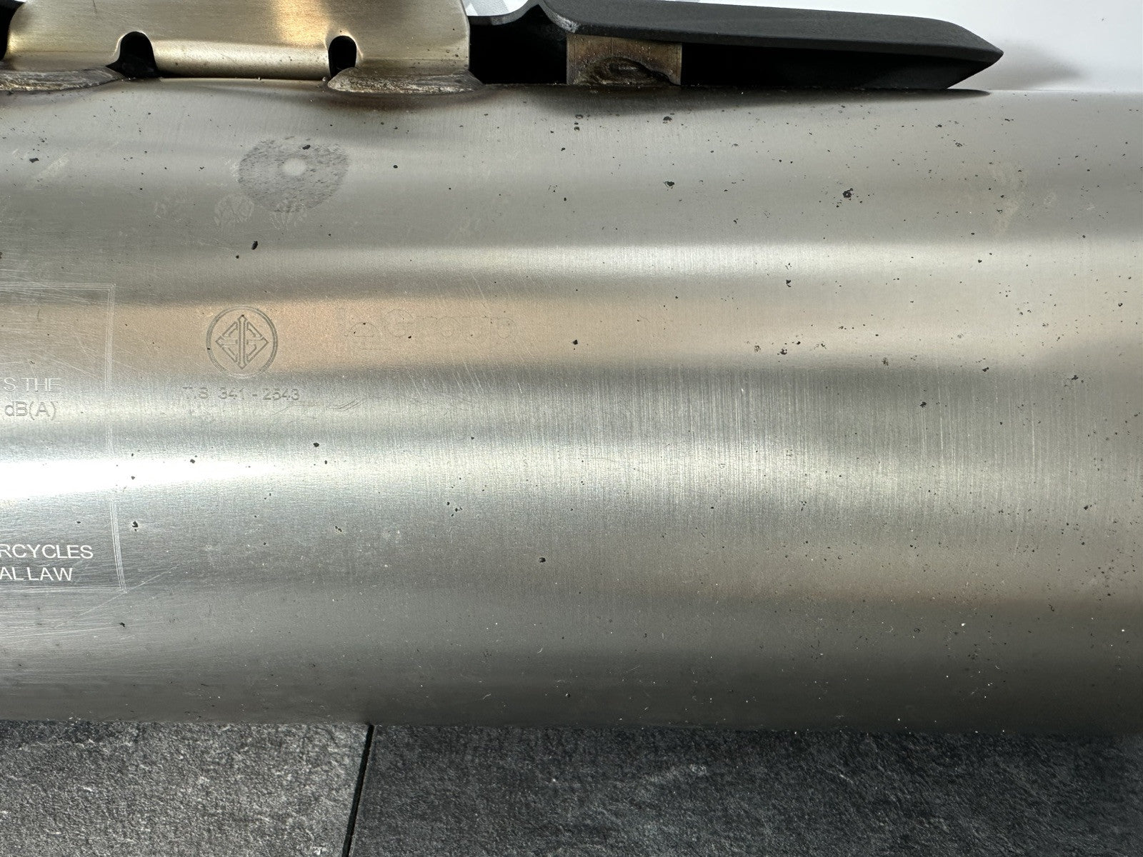 Triumph TIGER 900 GT PRO 2022 Exhaust Silencer End Can 6337 Miles 2020-2023 OEM