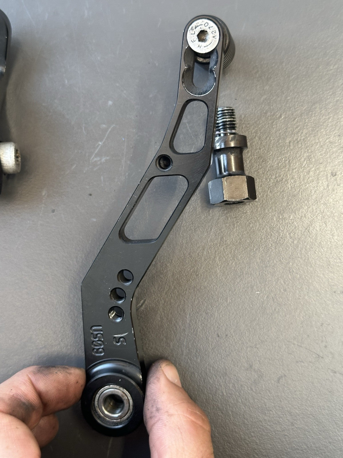 Suzuki GSXR1000 09-11 K9 L0 L1 Gilles VCR Black Adjustable LEFT GEAR PEDAL PARTS