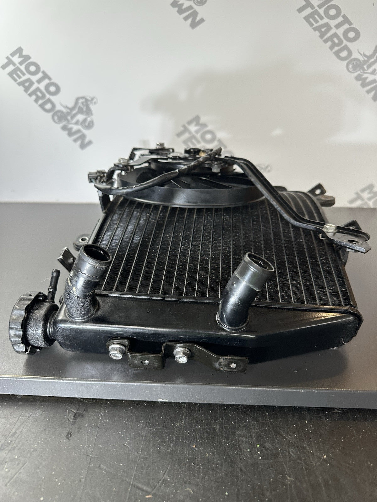 Triumph Speed Triple 1050 Radiator And Fan 2011-2015 Triumph Speed Triple 1050