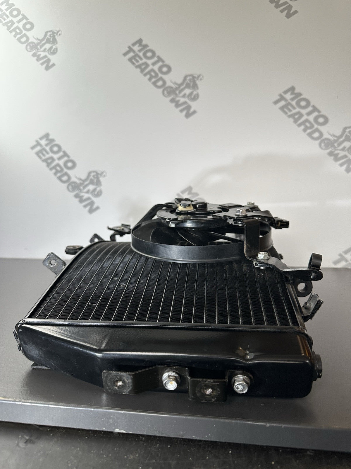 Triumph Speed Triple 1050 Radiator And Fan 2011-2015 Triumph Speed Triple 1050