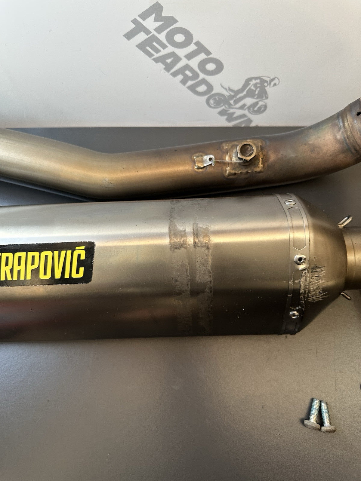 Suzuki GSXR1000 Akrapovic Exhaust End Can And Link Pipe 2010 GSXR 2009-2016