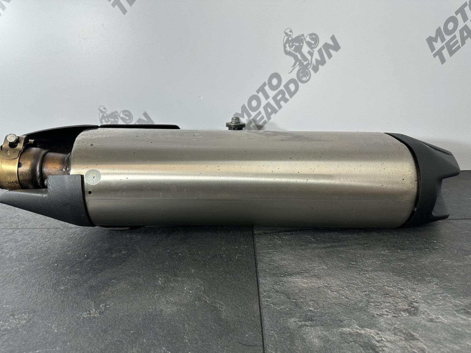 Triumph TIGER 900 GT PRO 2022 Exhaust Silencer End Can 6337 Miles 2020-2023 OEM
