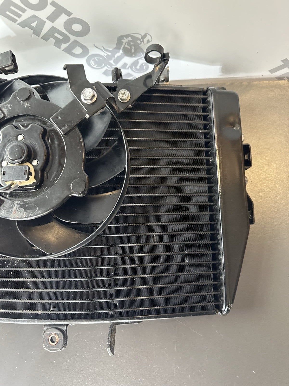 Triumph Speed Triple 1050 Radiator And Fan 2011-2015 Triumph Speed Triple 1050