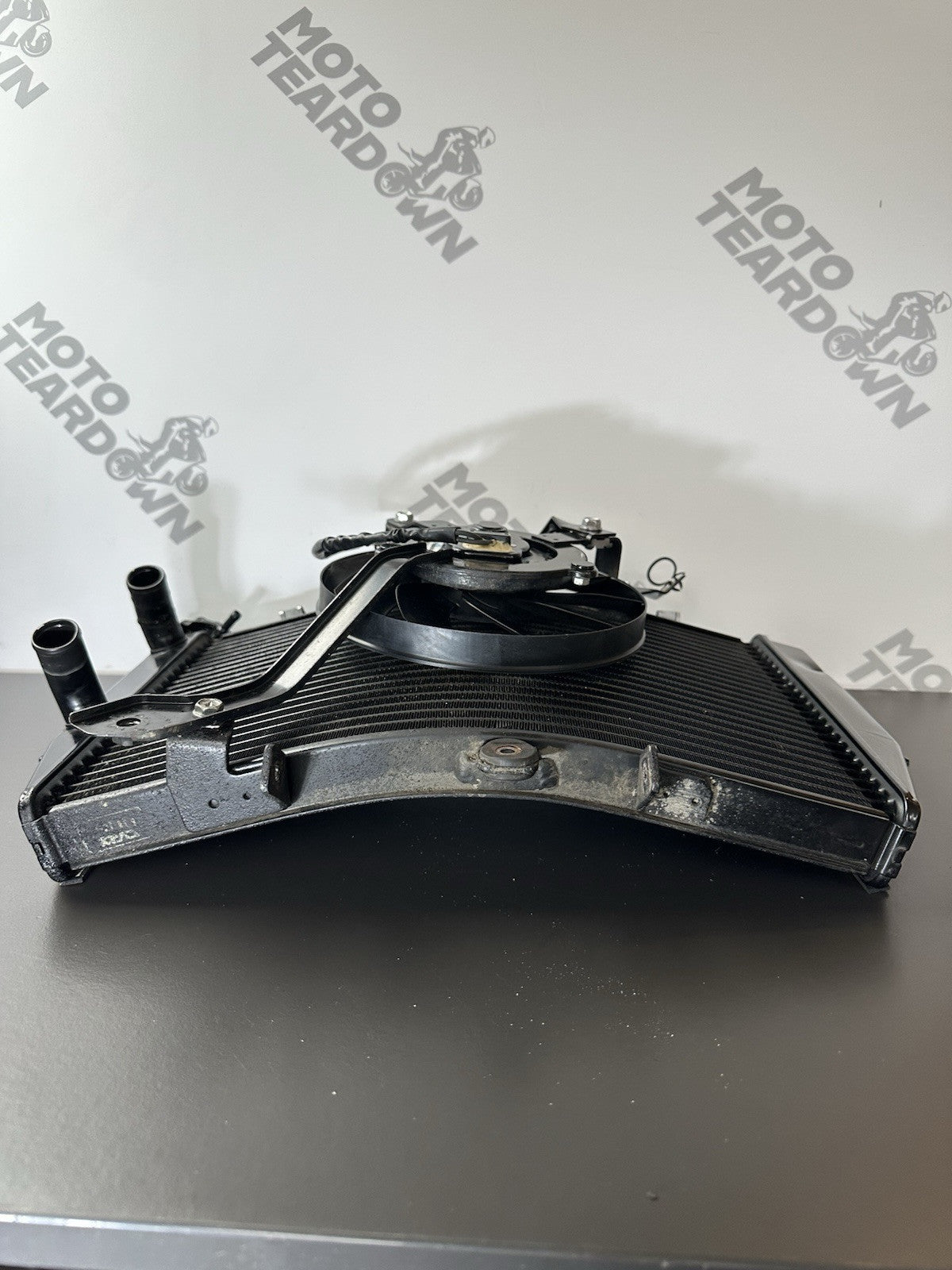 Triumph Speed Triple 1050 Radiator And Fan 2011-2015 Triumph Speed Triple 1050