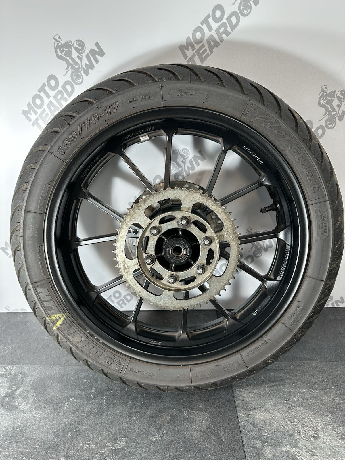 Yamaha R125 R 125 2024 Front Rear Wheels Wheel *DAMAGED* 6890 Miles 2023-2025
