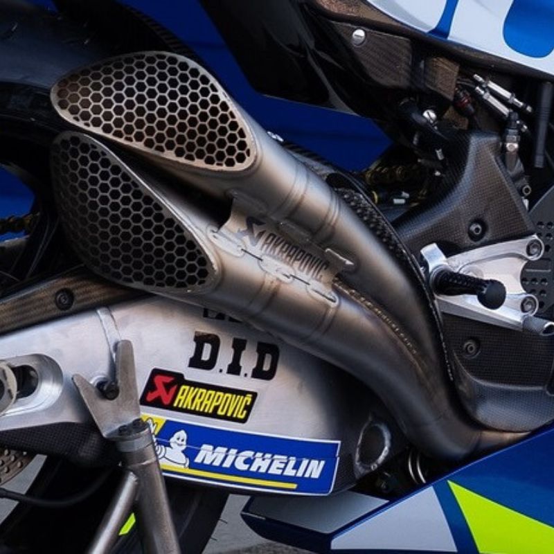 Motorbike exhaust and emissions