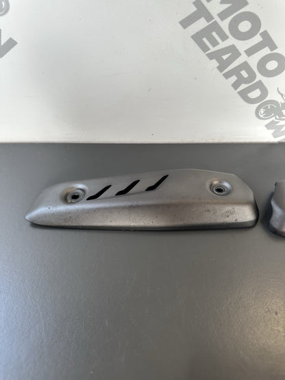 Triumph Street Triple 765RS 765R S Radiator End Plates Brackets 2017-2019 *GREY*