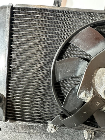 Kawasaki Z800 2016 Coolant Radiator Rad & Fan 12691 Miles 2013-2018 OEM Z 800