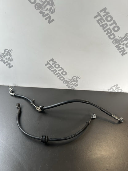 Suzuki GSXR 600 750 Front Brake Hoses 2011-2017 L1-L7 Front Brake Hoses OEM