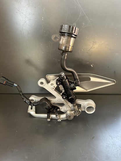 Triumph Street Triple 765 RS Right Rearset Footrest Rear Right Assembly 2017-19