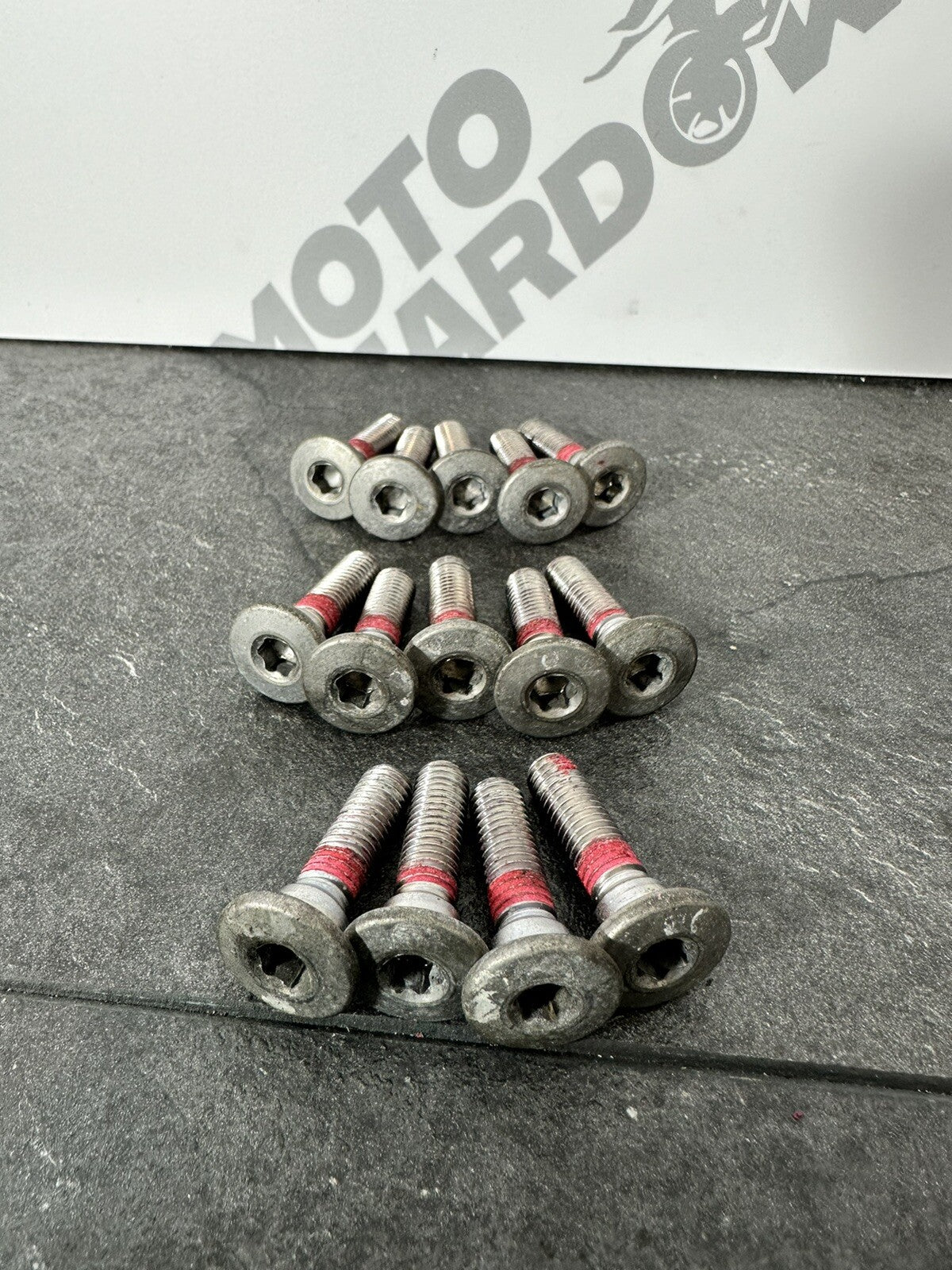 Kawasaki Z800 ABS 2016 Front Rear Brake Disc Bolts 12691 Miles 2013-2018 OEM