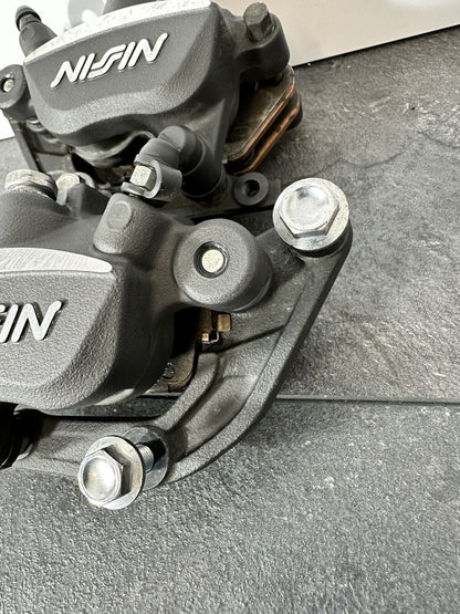 Triumph Trident 660 2022 NISSIN Front Brake Calipers 2962 Miles 2021-2024 OEM