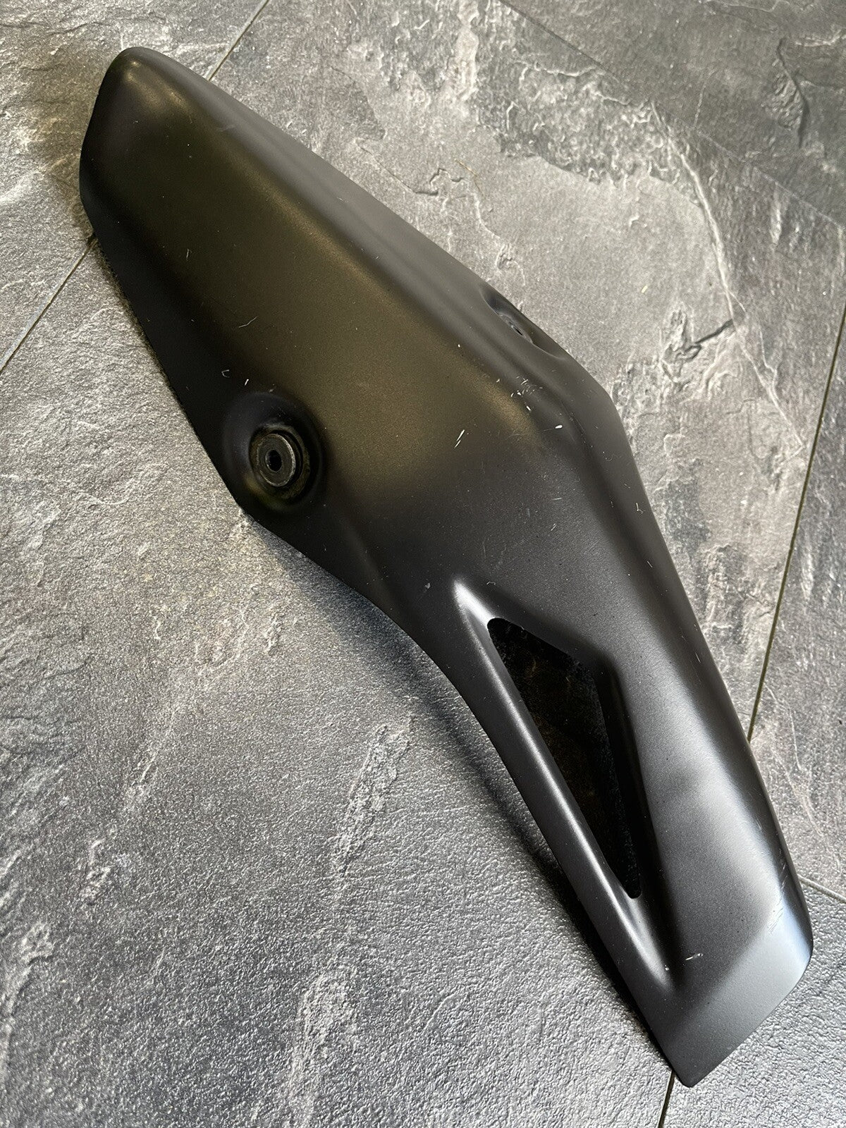 Kawasaki Ninja ZX10R 2017 Exhaust End Can Heat Shield 16125 Miles 2016-2018 OEM