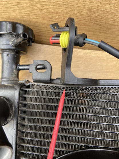 Ducati Supersport radiator With Fans, Coolant Radiator And Fans Supersport Rad