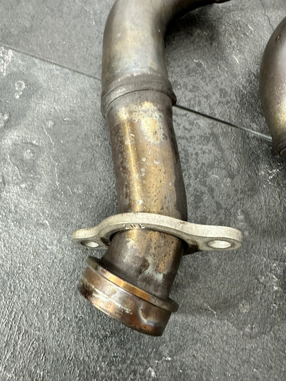 Aprilia Tuono V4 1100 Factory 2020 Rear Downpipes Exhaust 6889 Miles OEM 2019