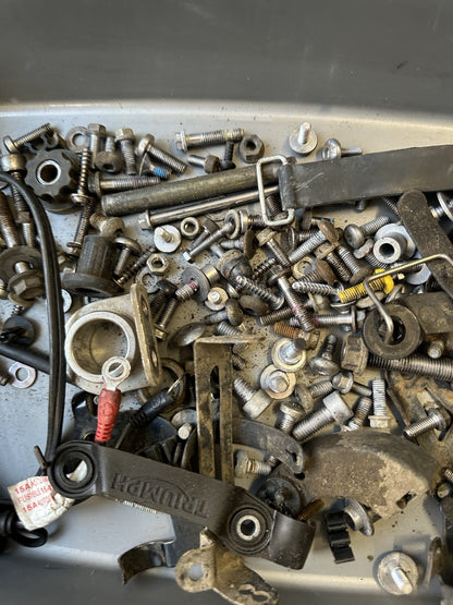Triumph Street Triple 765R Bolts Various Job Lot Mixed Nuts Bolts Brackets 2017
