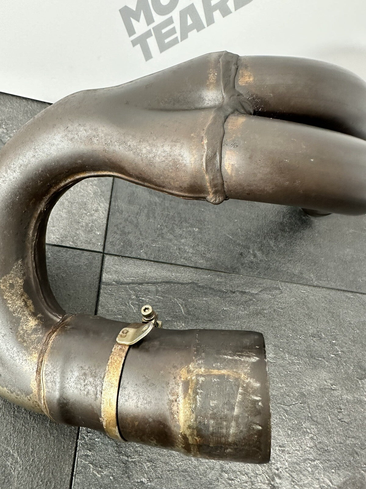 Aprilia Tuono V4 1100 2021 Exhaust Downpipe Link Section 6606 Mile 2022-2024 OEM