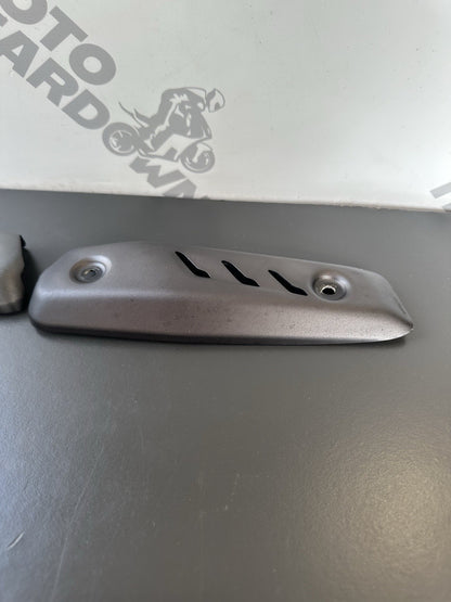 Triumph Street Triple 765RS 765R S Radiator End Plates Brackets 2017-2019 *GREY*