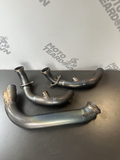Motorcycle Exhaust Front Header Pipe Slip On Modified For ADV Duke 790