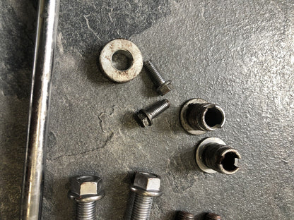 Triumph Street Triple RS 765 Engine Frame Bolts Locknut 2017 Only 5159 Miles OEM