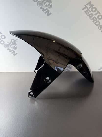 TRIUMPH STREET TRIPLE 675R FRONT MUDGUARD FENDER GLOSS BLACK *SEE DESCRIPTION*