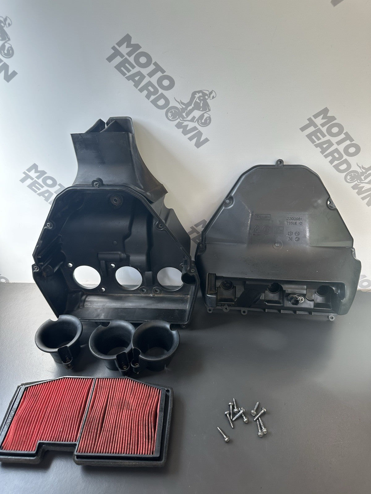 Triumph Street Triple 675R 2015 Airbox & Air Filter 2013-2016 OEM 675R Air Box