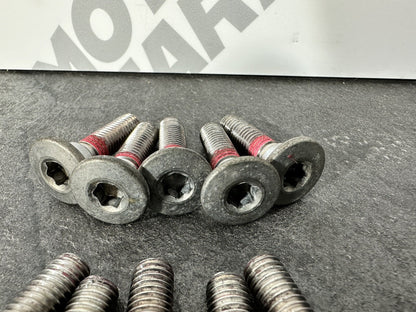 Kawasaki Z800 ABS 2016 Front Rear Brake Disc Bolts 12691 Miles 2013-2018 OEM