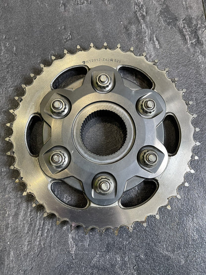Ducati Streetfighter 1100 V4S 2020 Rear Sprocket & Carrier 4645 Miles 2021 OEM