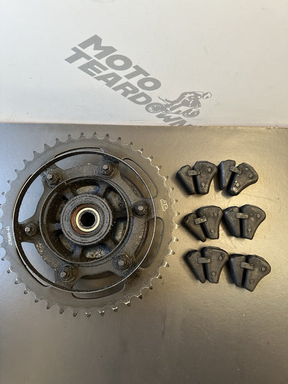 Yamaha MT03 rear sprocket With JT Rear Sprocket carrier and cush drives 2020-