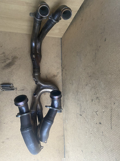 APRILIA TUONO V4 1100 FACTORY HEADERS DOWN PIPES Aprilia Exhaust System OEM 2017